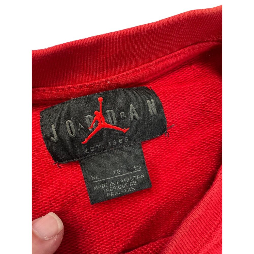 Nike Jordan Jumpman mens Red pullover Sweatshirt size XL SKU 9263 - Picture 7 of 14